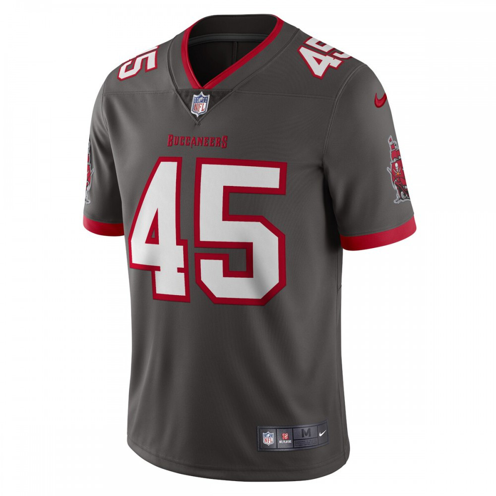 Devin White Tampa Bay Buccaneers Nike Vapor Limited Jersey - Pewter-GridironStore